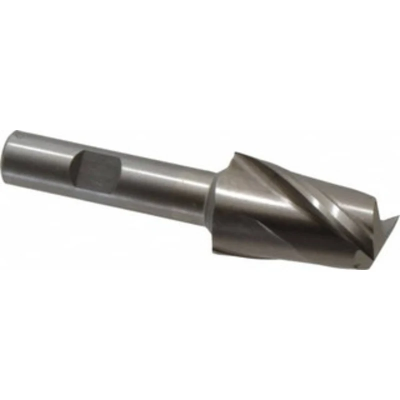 Value Collection 24mm, 1-1/2 LOC, 1/2 Shank Diam, 3-1/2 OAL, 2 Flute, High Speed Steel Square End Mill Single End, Un...